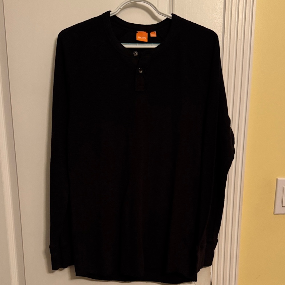 Boss Black Long Sleeve Henley
